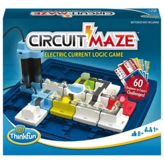 Ravensburger ThinkFun Circuit Maze Logic Board Game: Creative Thinking, 15+ Minutes, Cards & Pieces Included image {1}
