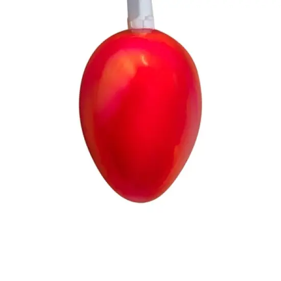 Northlight 10-Count Pearl Multi-Colored Easter Egg String Light Set, 7.25ft White Wire image {7}