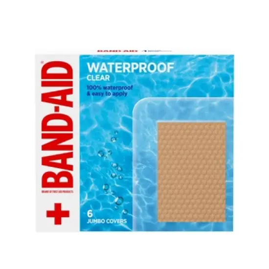 Band-Aid Brand Adhesive Waterproof Bandages - Jumbo - 6ct image {1}