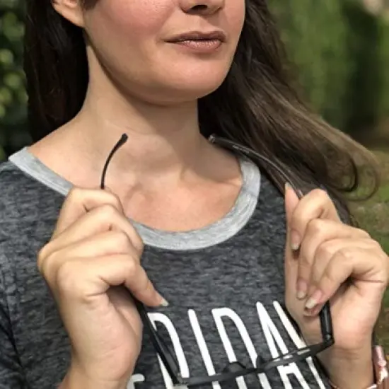 Magz Greenwich Designer Reading Glasses with Magnetic Rear Connect Matte Black+2.50 image {4}