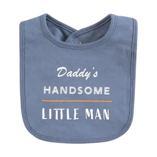 Hudson Baby Unisex Cotton Bibs, Pastel Dino, One Size image {2}