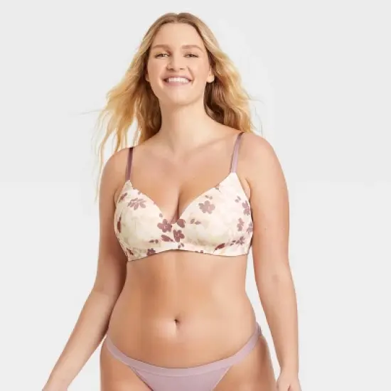 Women's Bliss Lightly Lined Wirefree Bra - Auden image {3}