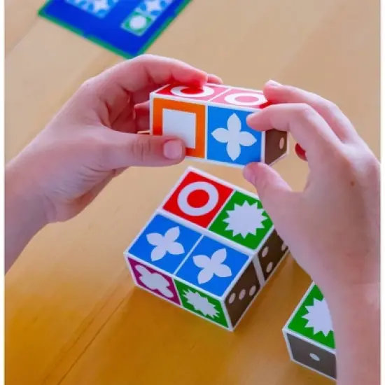 FoxMind Match Madness Game: Educational Pattern-Based Board, Includes Cards & Blocks, 1-4 Players image {4}