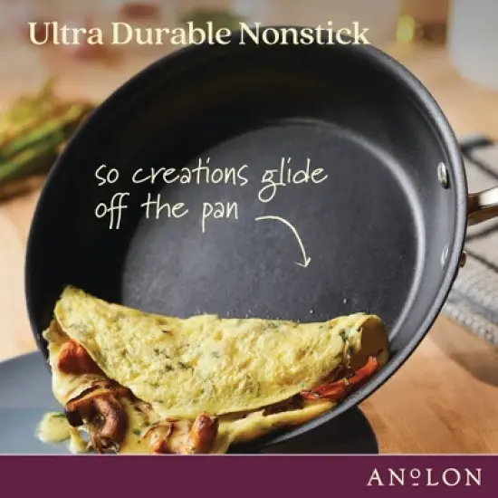 Anolon Advanced Home 11pc Hard Anodized Nonstick Cookware Set Moonstone image {5}