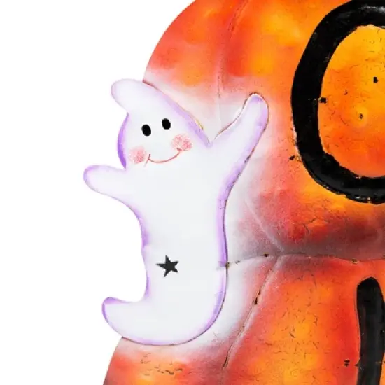 Northlight Stacked Pumpkins "Boo" Halloween Decoration - 33" image {4}