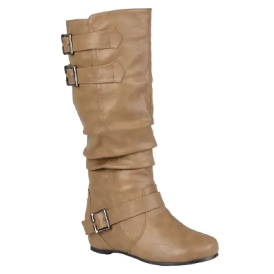 Journee Collection Womens Tiffany Hidden Wedge Mid Calf Boots image {12}