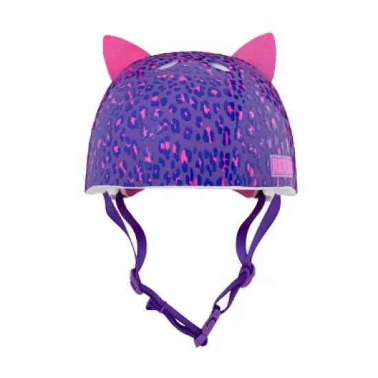 Krash! Youth Leopard Kitty Helmet - Purple image {4}