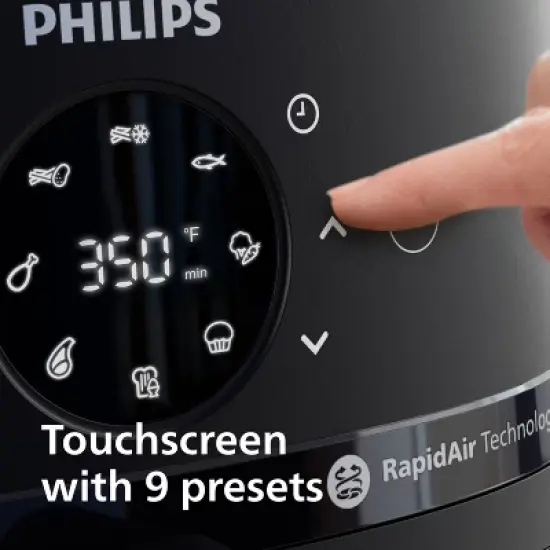 Philips 2000 Series 6.5qt Air Fryer Black image {5}