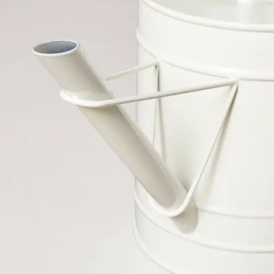 2.88L Painted Metal Watering Can Cream - Hearth & Hand&trade; with Magnolia image {3}