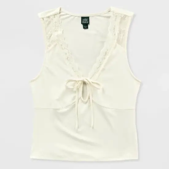 Women's Tie-Front Lace Tank Top - Wild Fable&trade; image {3}