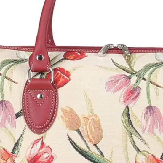 Signare USA Tulip White Travel Bag image {2}