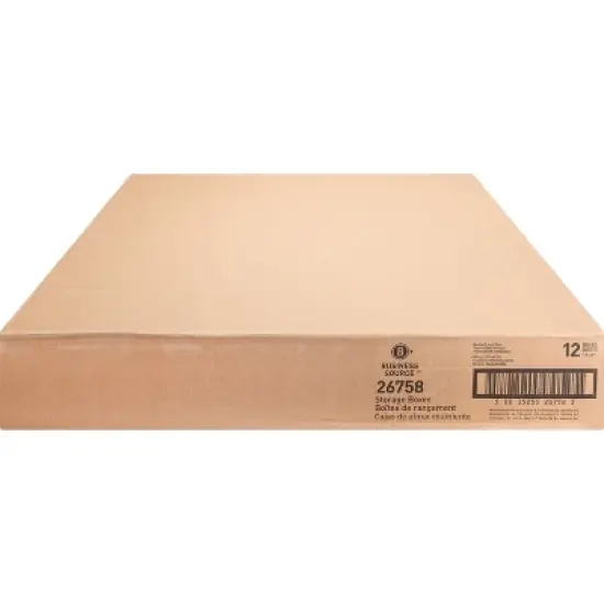 Business Source Lift Off Lid Heavy Duty Storage Box image {1}