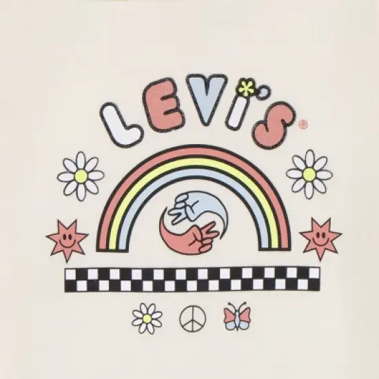 Levi's&reg; Girls' Hooded Bell Sleeve Pullover Sweatshirt image {2}