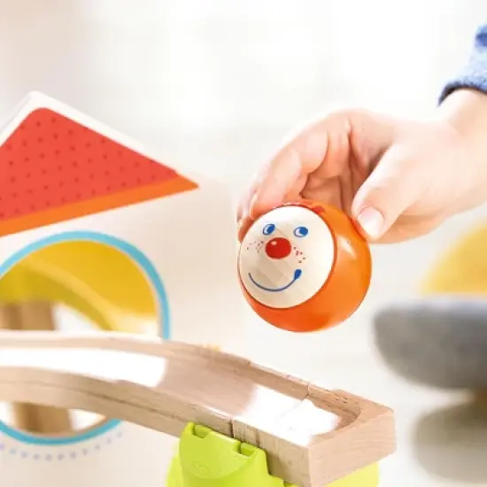 HABA Kullerbu Windmill Playset - 25 Piece Ball Track Starter Set image {3}