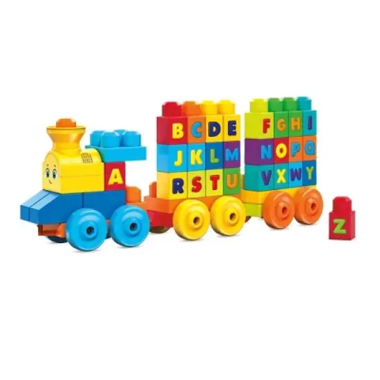 MEGA BLOKS ABC Musical Train Building Set - 50pcs image {7}