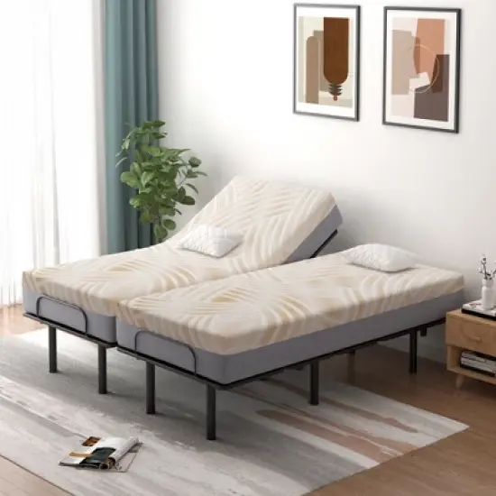 Costway 8&lsquo;&rsquo;/10'' Twin XL Cooper Adjustable Bed Memory Foam Mattress CertiPUR-US Certified image {5}