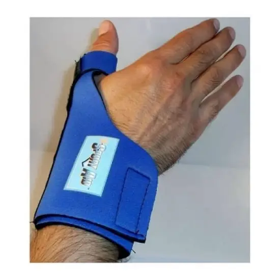 Sport Aid Neoprene Thumb Support S/M Blue image {2}