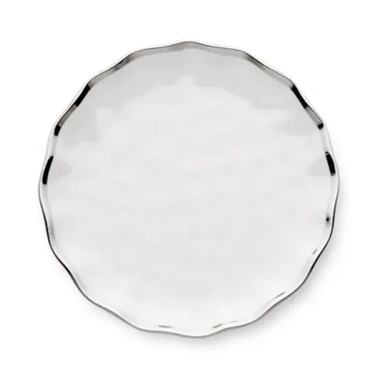 Certified International (Set of 4) 9" Salad Plates Regency Silver image {3}