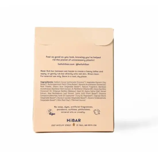 HiBAR Soap-Free Body Wash - Exfoliate - 3oz image {1}