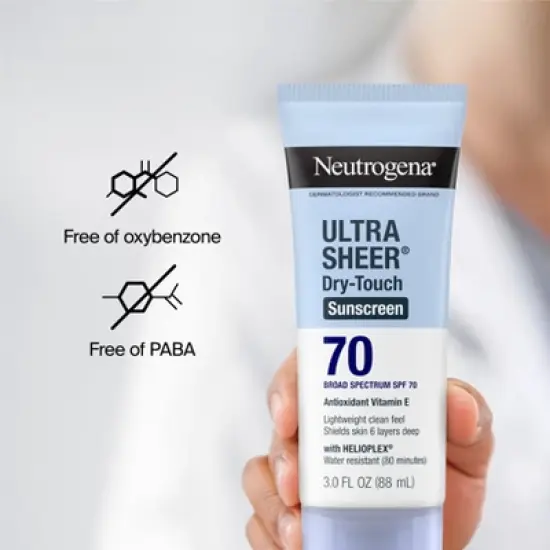 Neutrogena Ultra Sheer Sunscreen - SPF 70 - 2pk/88ml image {7}