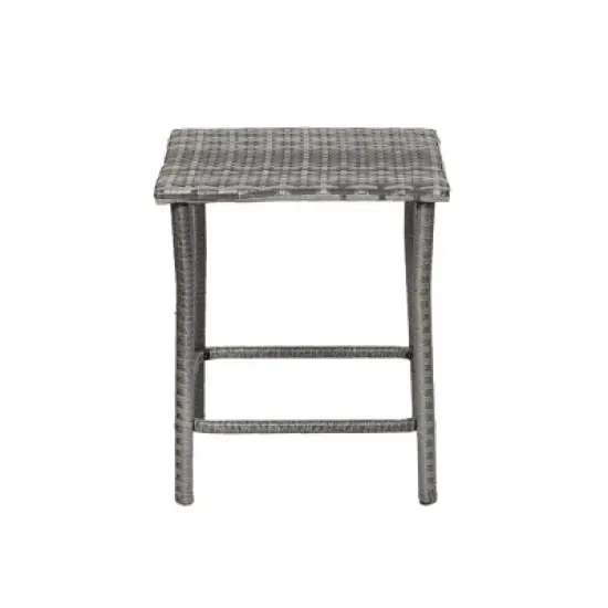 WestinTrends  3-Piece Outdoor Patio Conversation Set, Gray/Beige image {6}