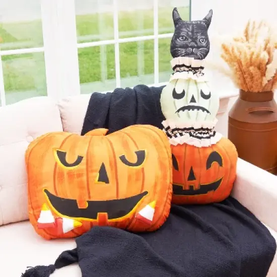 Gallerie II Burton Zombinaland Halloween Decorative Soft Figurine Pillow image {3}