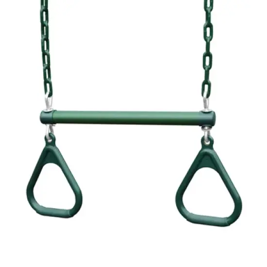 Gorilla Playsets 17-Inch Trapeze Bar Assembly with Rings and Coated Chains image {5}