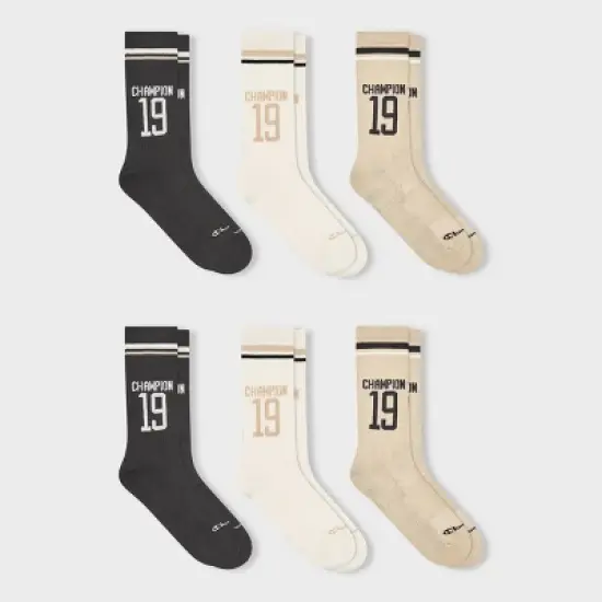 Champion Women's Nineteen 3pk Crew Socks image {4}