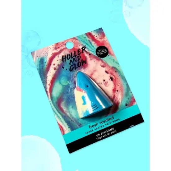 Holler and Glow Ur Jawsome Shark Bath Bomb - 4.23oz image {2}