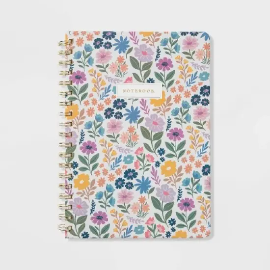 96 Sheet College Ruled Journal 7"x10" Ditzy Floral - Threshold&trade; image {3}