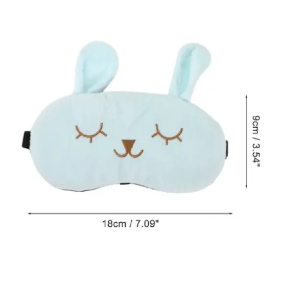 Unique Bargains Adjustable Cartoon Rabbit Eye Mask 1 Pc image {1}