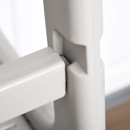 Qaba Toddler Tower with Adjustable Height, Toddler Kitchen Stool Helper with Anti-slip Mat, Step Stool for Kitchen, Bathroom, Bedroom image {5}