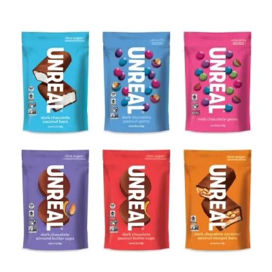 UNREAL Dark Chocolate Coconut Candy  Bars - 4.2oz image {5}