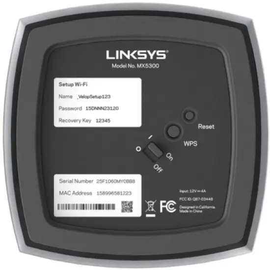 Linksys MX10600-RM2 Velop AX5300 Tri-Band Mesh WiFi 6 Router System 2-Pack White - Certified Refurbished image {7}