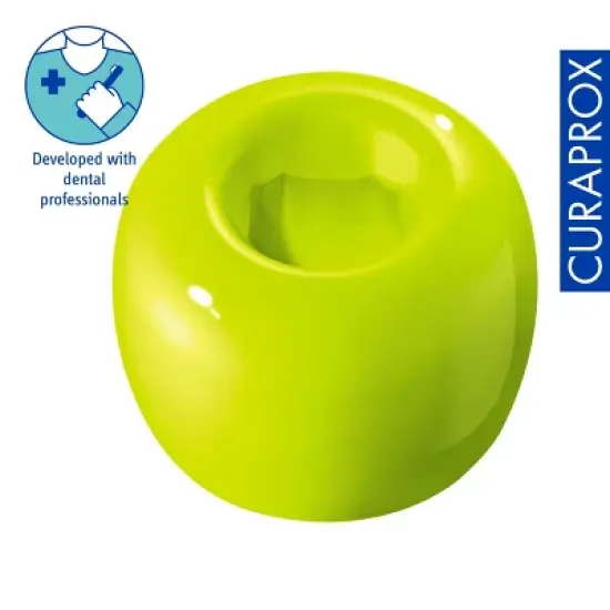 Curaprox Toothbrush Holder Green, Hygienic Upright Stand for Clean and Organized Storage image {3}