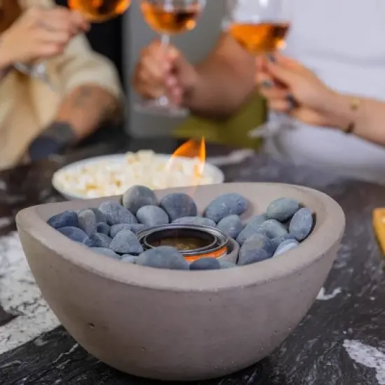 Solo Stove 5" Wave Tabletop Natural Firebowl Fireplace image {5}