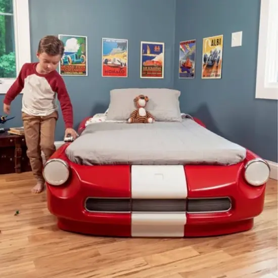 Step2 Roadster Toddler-to-Twin Bed - Red image {1}