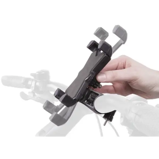 X-Grip Handlebar Mounted Cell Phone Holder, Black image {3}