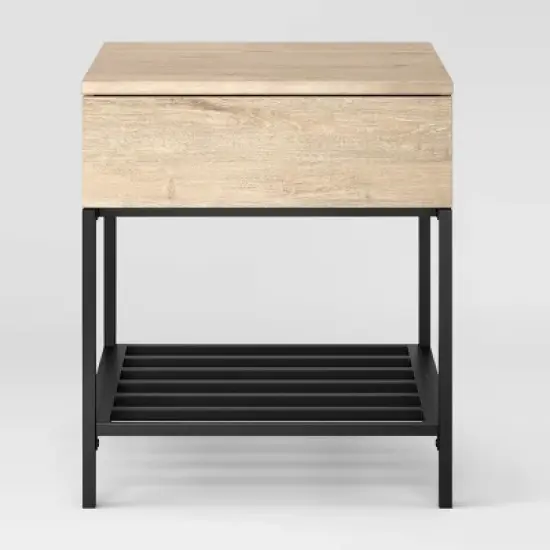 Loring End Table with Charging Station - Threshold&trade; image {2}