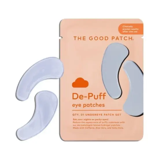 The Good Patch De-Puff Hydrogel Undereye Patch Set image {7}