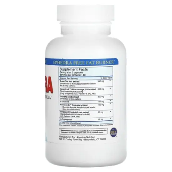 Absolute Nutrition Nophedra , 80 Capsules image {1}