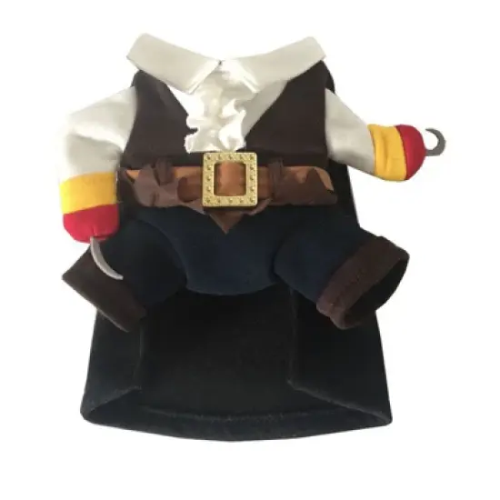 Pet Life 'Captain Snuggles' Pirate Uniform Dog Costume image {3}