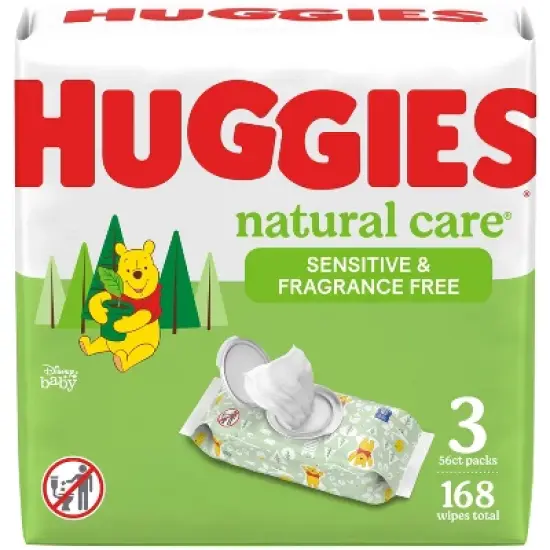 Huggies Natural Care Sensitive Unscented Baby Wipes (Select Count) image {13}