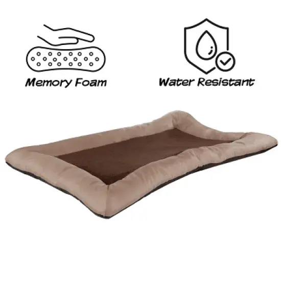 Pet Adobe 43"x29" Plush Cozy Pet Bed - Tan image {2}