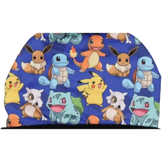 Pokemon Sublimated Pikachu Eevee Charmander Squirtle Bulbasaur Pom Beanie Hat Multicoloured image {3}