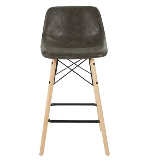 26" Allen Counter Height Barstool Dark Gray - OSP Home Furnishings image {1}