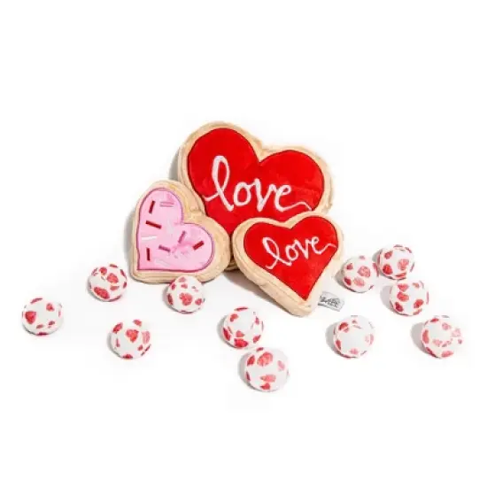 Midlee Red Heart Love Sugar Cookie Plush Toy image {4}