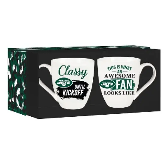 Evergreen New York Jets, Ceramic Cup O'Java 17oz Gift Set image {3}