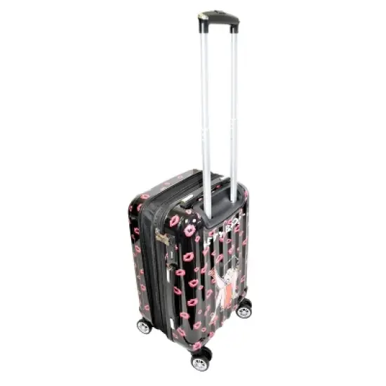Betty Boop Sitting Girl Theme 3 Pieces Hard Luggage Set 20'', 24'' & 28" With Spinner Wheels, Combination Lock & Expandable Interior Space. image {1}