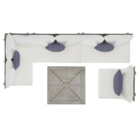 Granton 5 Pc Living Set - Indoor/Outdoor - PAT7054 - Safavieh image {3}